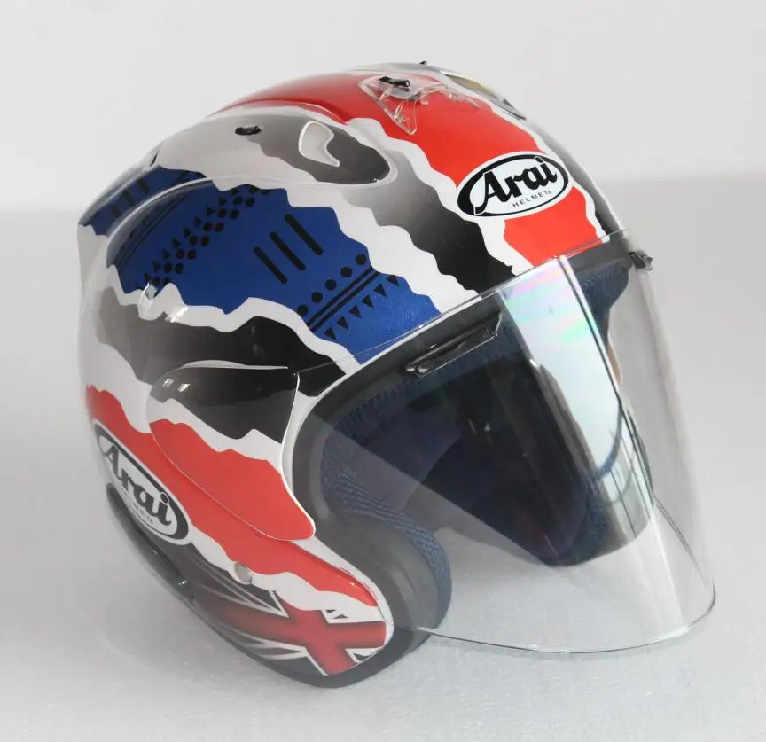Arai двойного назначения мотоциклетный шлем в виде черепа Capacete Casco Новинка Ретро шлем мотоцикл открытый шлем - Цвет: Design 21