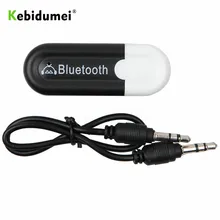Kebidumei 3,5 мм USB беспроводной Bluetooth 4,0 музыкальный аудио стерео приемник адаптер ключ автомобильный комплект для Aux автомобиля ПК телефона