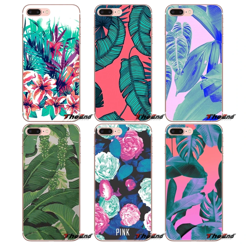 For Huawei P Smart Y6 Pro P8 P9 P10 Nova P20 Lite Pro Mini 2017 SLA-L02 SLA-L22 2i Hibiscus flowers silk leaves Silicone Case