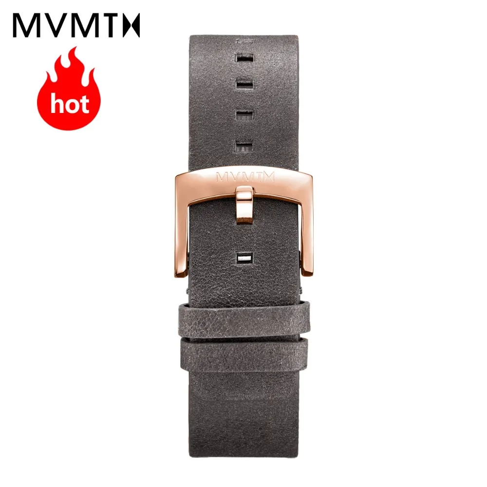 

MVMT fashion men's watch belt Italian calf leather genuine leather strap trend Korean version 40mmdw universal strap