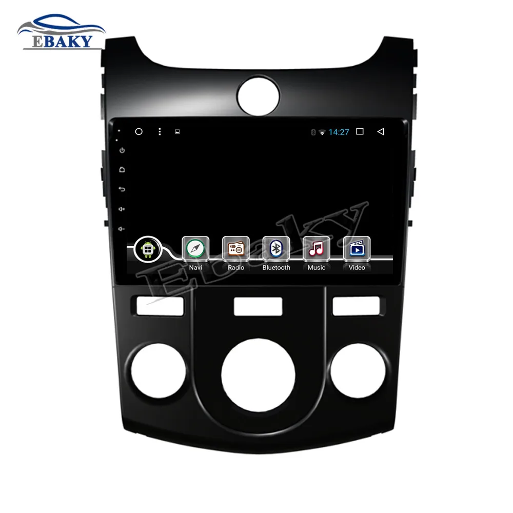 Perfect NaviTopia 9inch 1GB/2GB RAM Quad Core/Octa Core Android 7.1/8.1 Car DVD Radio for KIA Forte/Cerato 2009- with GPS 3