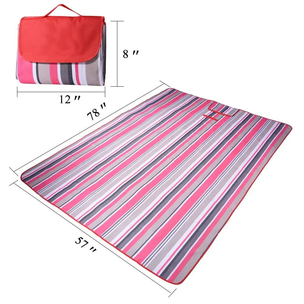 Waterproof Camping Mat Picnic Beach Blanket Foldable Sleeping Picnic