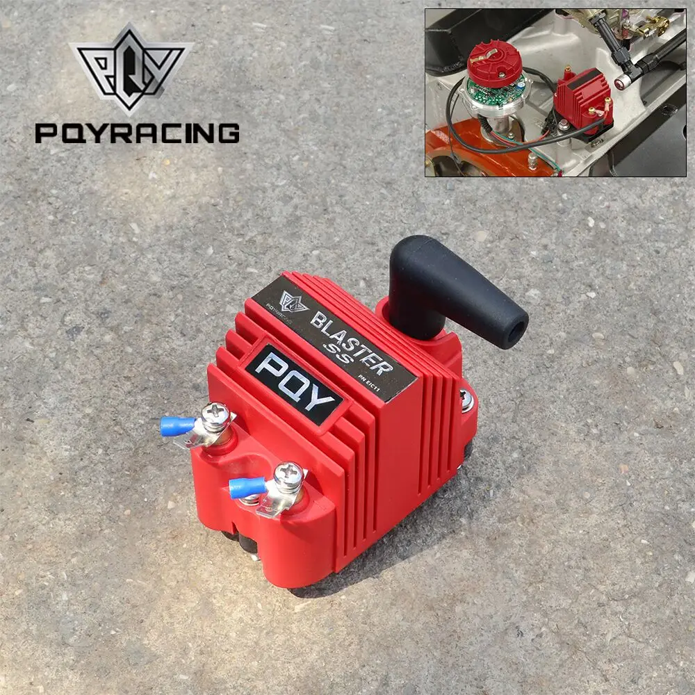 Universal Blaster Ss 12V High Output External Male E-Core Ignition Coil With Kits Adaptor PQY-EIC00-K ignition coil igniter