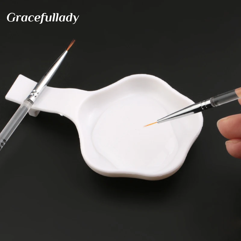 

1 Pcs Acrylic Cup Nail display Stand Practice Display Tip Holder For Nails Powder Liquid Container Octangle Bowl Dappen Dish