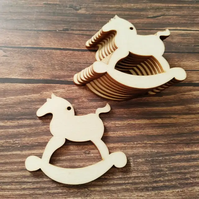 unfinished rocking horse