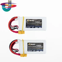1500 Mah 14.8 V 45C 4S de Litio Li-po Batería XT60 Plug 2 unids Para Drone RC Helicóptero Qudcopter camión Del Barco Del Coche Bateria