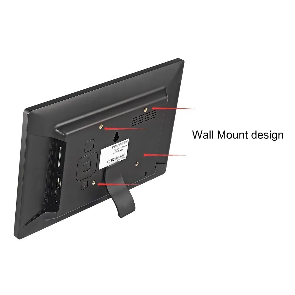 10 дюймовая цифровая фоторамка 8 Гб светодиодный Подсветка HD 1024X600 электронный альбом фото музыка видео порта Retrato цифровой