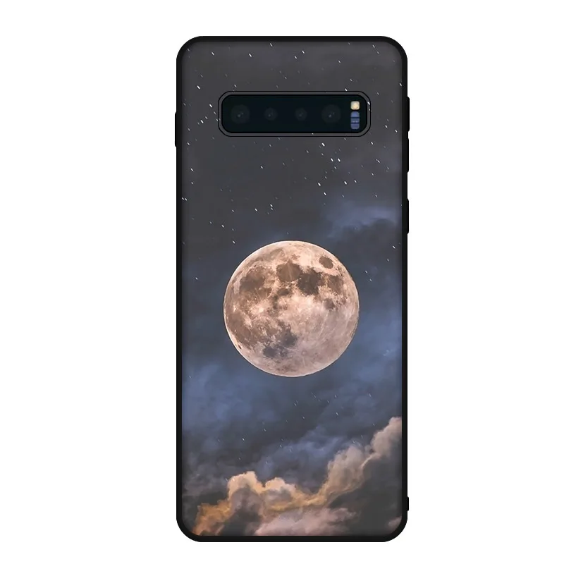 Мягкий матовый чехол для samsung Galaxy S10 Plus Lite с рисунком звезд вселенной