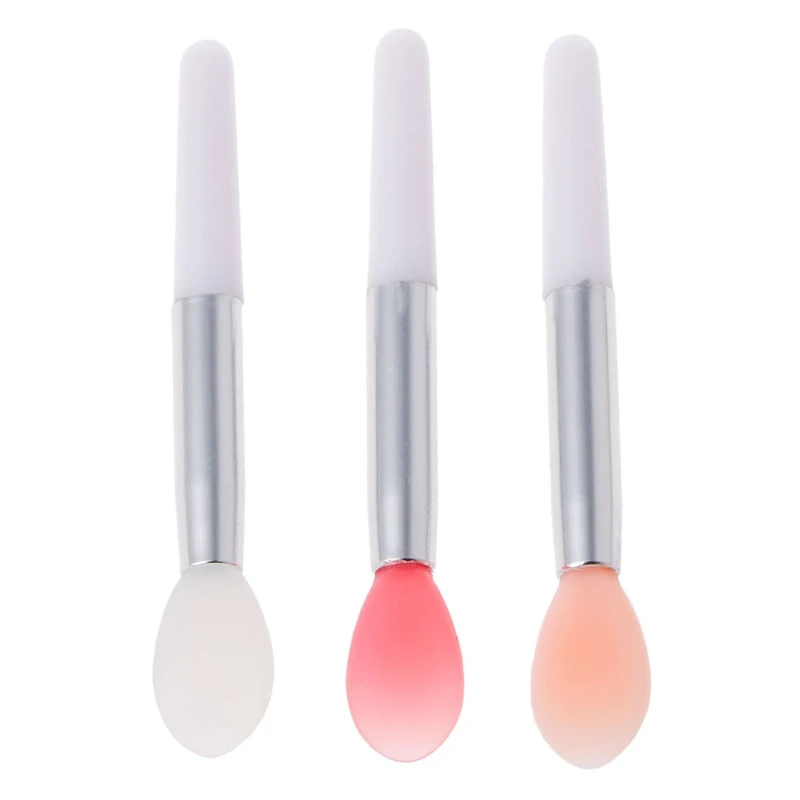 Home DIY Silicone Lip Use Soft Brush Applicator Cosmetic Beauty Makeup