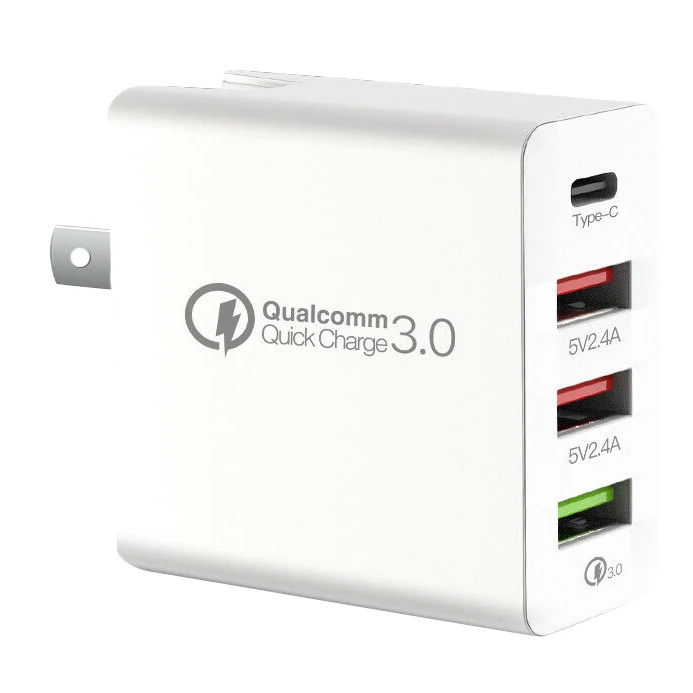 

48W Quick Charge 3.0 Type C Usb Charger Adapter For Iphone Xiaomi Samsung Fast Charger Mobile Tablet Charger (Us Plug)