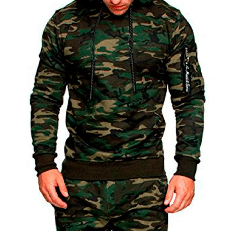 Vertvie мужские толстовки для скейтборда спортивный свитер с капюшоном Камуфляжный принт повседневные топы мужские Хип спортивный костюм
