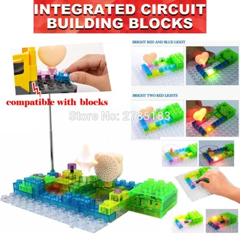 

120 Projects DIY Kits Integrated Building Block 41PCS Electronic Component Educational & Learning Science Blocks Toy set