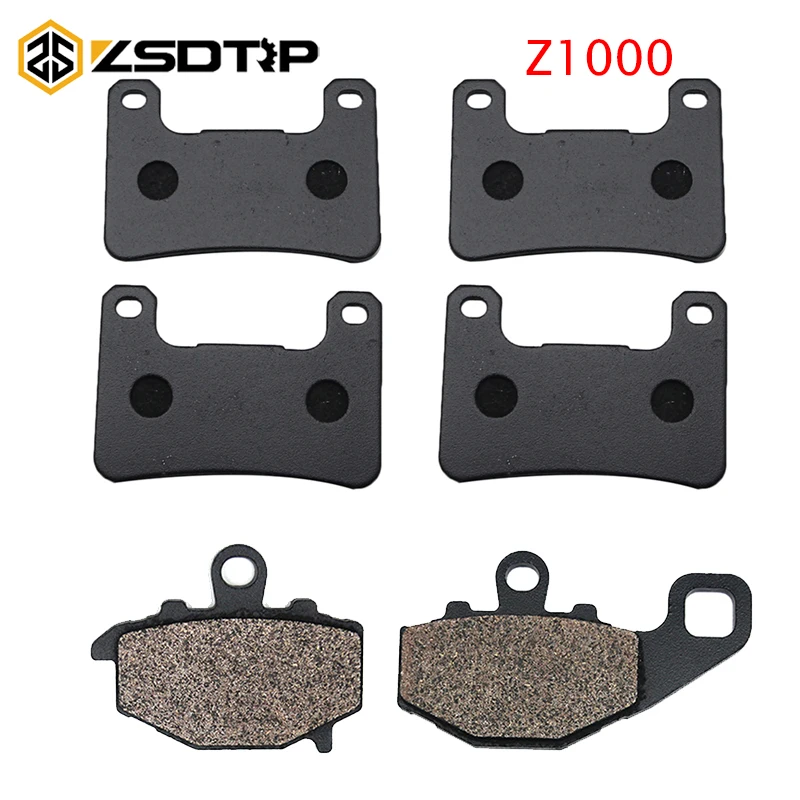 ZSDTRP 6 шт./компл. набор дисковых тормозных колодок для мотоцикла Kawasaki Z1000 2010 2011 2012 2013