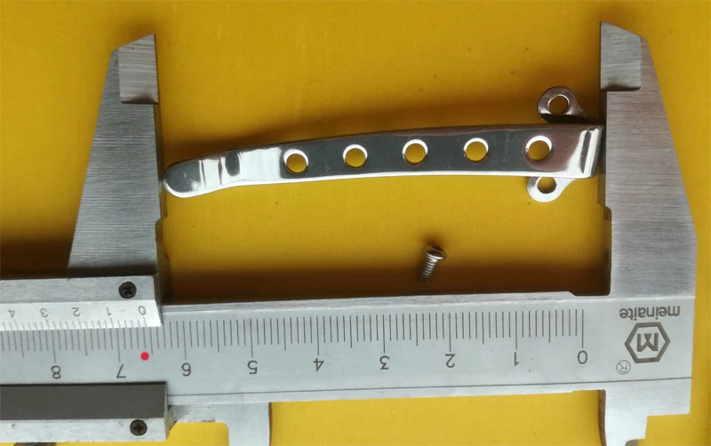2 шт. 65 мм* 18 мм(2,5" x 0,7") Карманный черный зажим складные ножи Зажим фонарик зажим или EDC инструменты