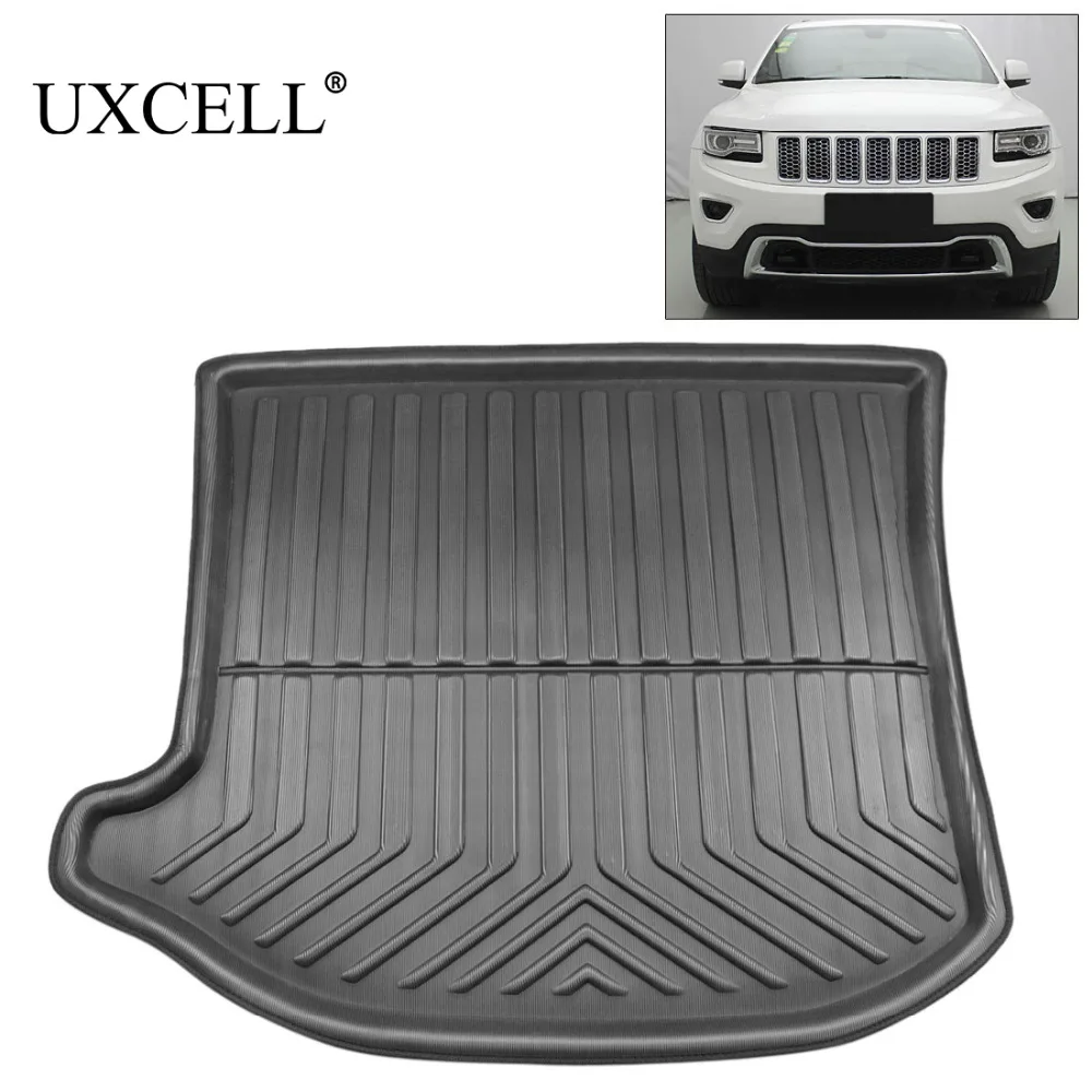 

UXCELL PE+EVA foam plastic Black Rear Trunk Boot Liner Cargo Mat Floor Carpet Tray Cover Pad for Jeep Grand Cherokee 2017 2018