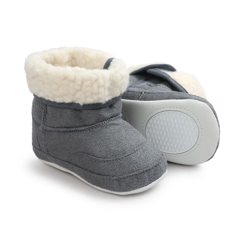 

Baby Shoes Child Boot Newborn Thick Fur Booties Girls Boys Super Warm Winter Baby Ankle Snow Boots Infant Kids Warm First Walker
