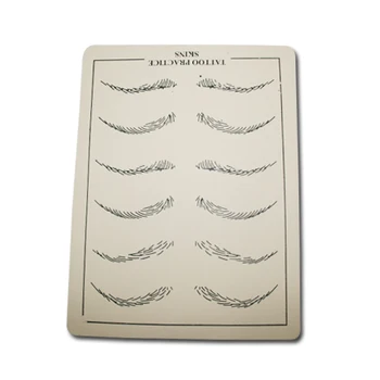 

YILONG 5 pcs Make up Practice Skin Professional Cosmetic Permanent Makeup Eyebrow Tattoo Practice Skin for Tattoo free shipping