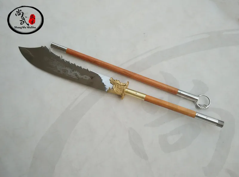 Pudao подао по Дао лошадиный меч вушу дадао 9 колец ПУ дао|swords glass|ring gluering cab |