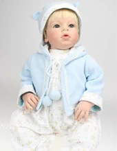 28 inch big Handmade Popular Toddler Reborn Rooted Hair Doll Dress up Boy Doll Toy Gift for Sale