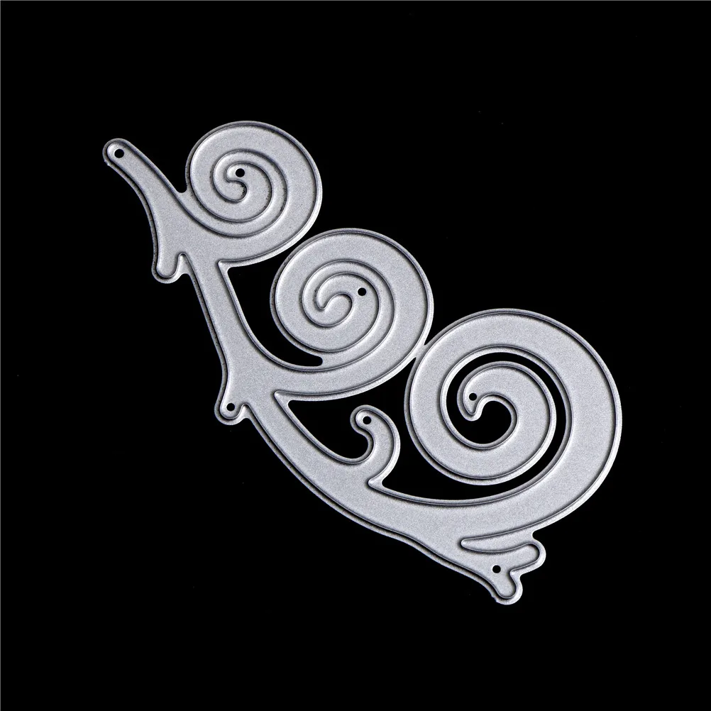 JX-LCLYL 91x43mm Snail Cutting Dies Stencil  Paper Cards Embossing Die Cutter Craft DIY