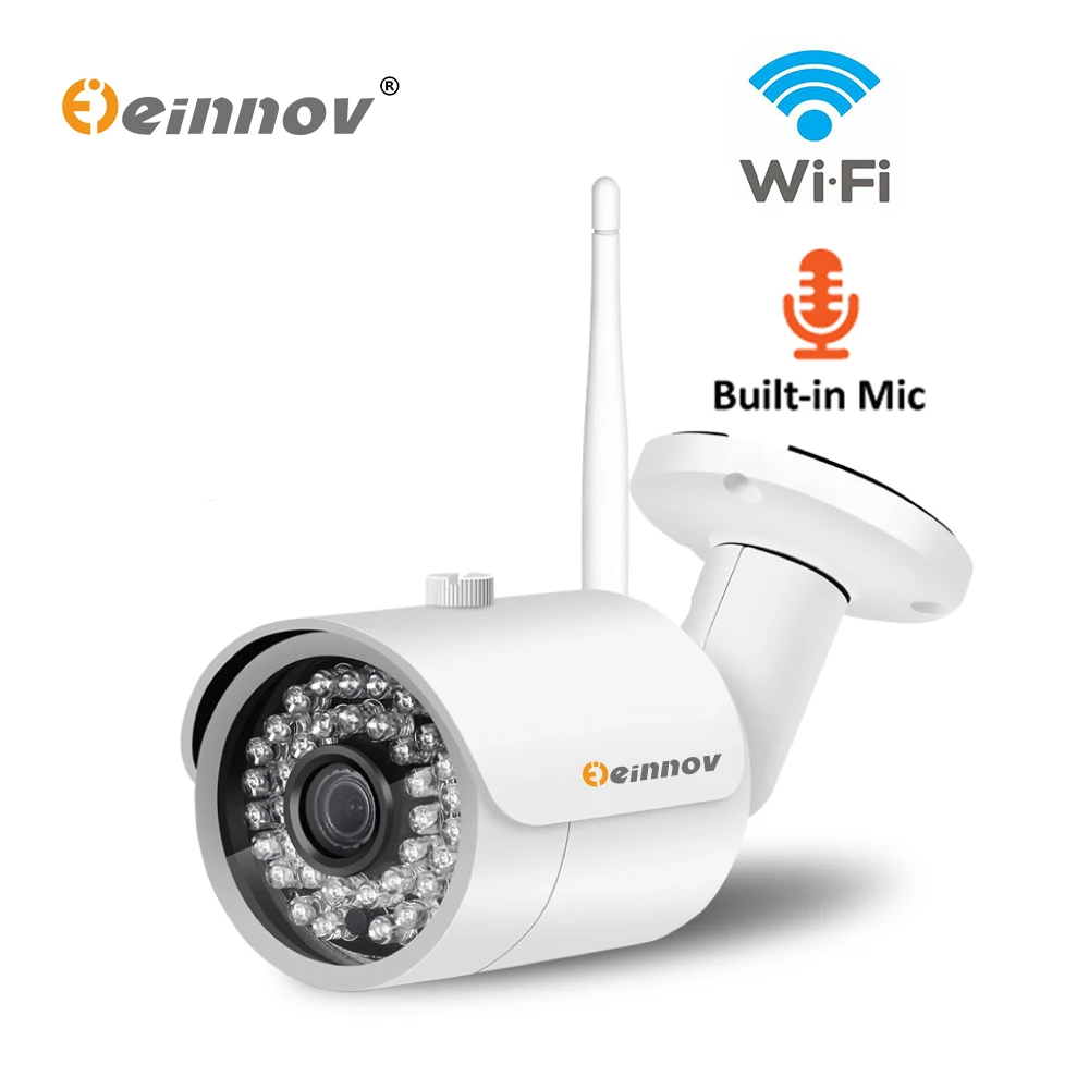 

Einnov 1080P 2MP HD Audio System Outdoor Video Surveillance Camera IP Camera Wifi CCTV Home Wireless Security Camera Onivf Camhi
