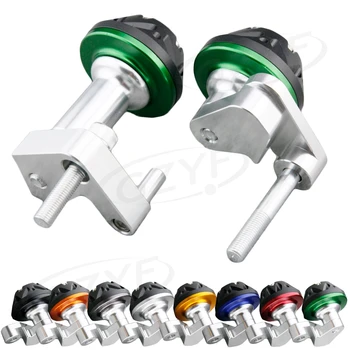 

CNC Motorbike Engine Frame Slider Crash Protector Stator Guard For Kawasaki Ninja ZX10R 2008 2009 2010 2011 2012 Aluminum