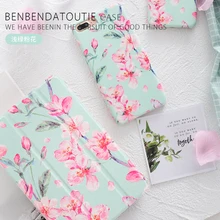 HD розовый цветочный магнит откидная крышка для iPad Pro 9,7 11 air 10,5 12,9 10,2 Мини-Платье на возраст 2, 3, 4, 5, планшет чехол для нового iPad 9,7