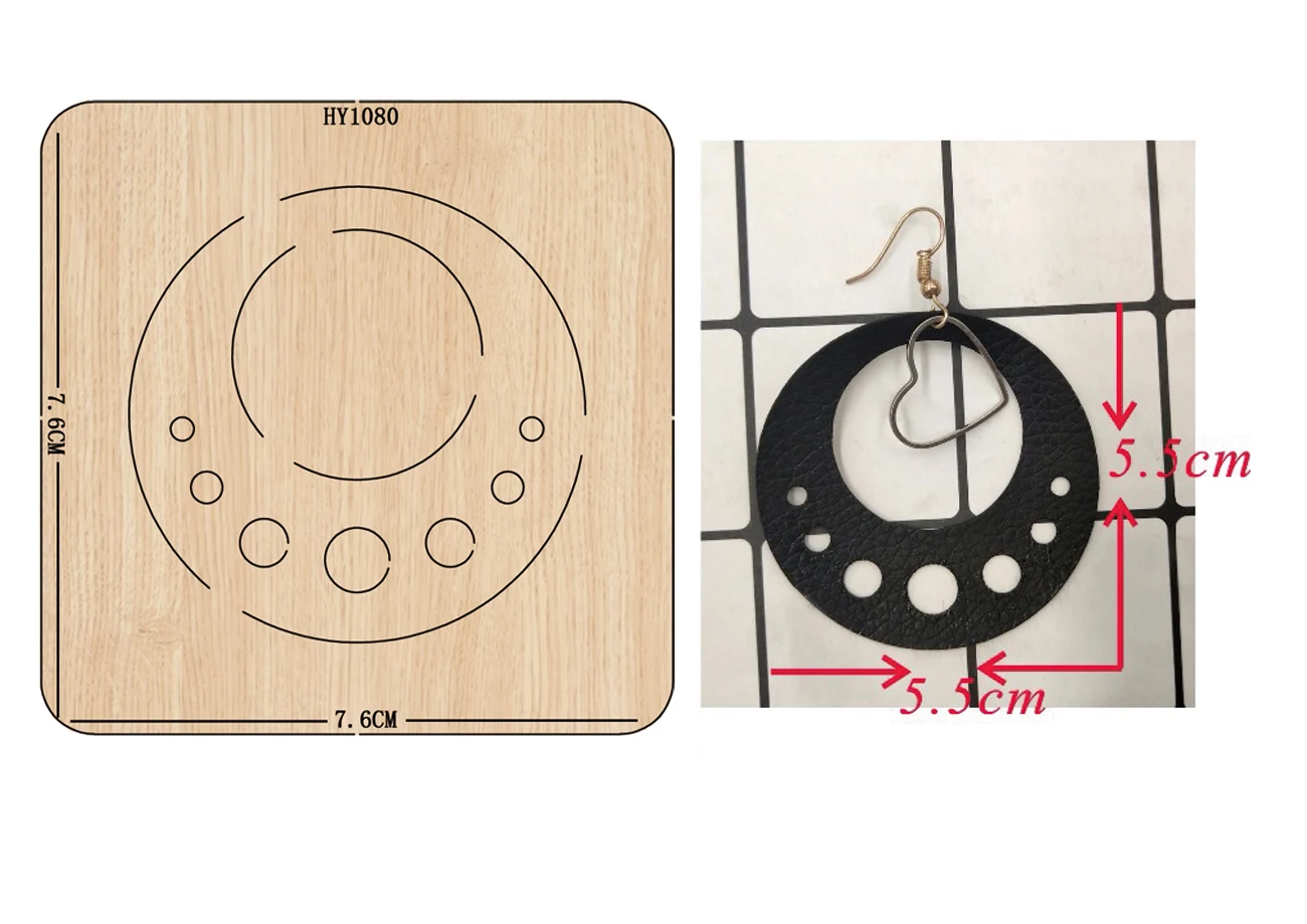 

earrings cutting dies 2019 die cut & wooden dies Suitable for common die cutting machines on the marke