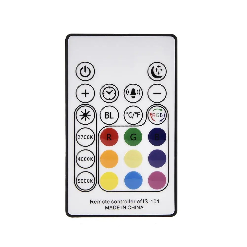 Будильник Wake Up Light Touch sensor светодиодный ночник fm-радио 9 цветов защита глаз USB зарядка сенсорный пульт дистанционного управления