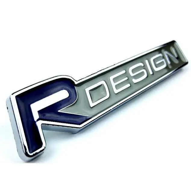 Blue Металлическая Эмблема RDESIGN значок - Название цвета: Blue