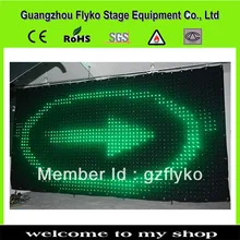 Крытый светодиодный Viedo занавес 3 м 4 м p5cm высокой четкости