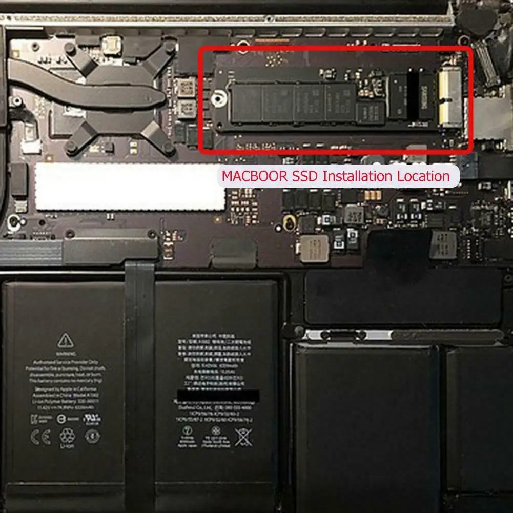 Карта адаптера NVMe PCIe M.2 M Key SSD для Macbook Air 2013 2014 2015 Расширительная карта Pro retina