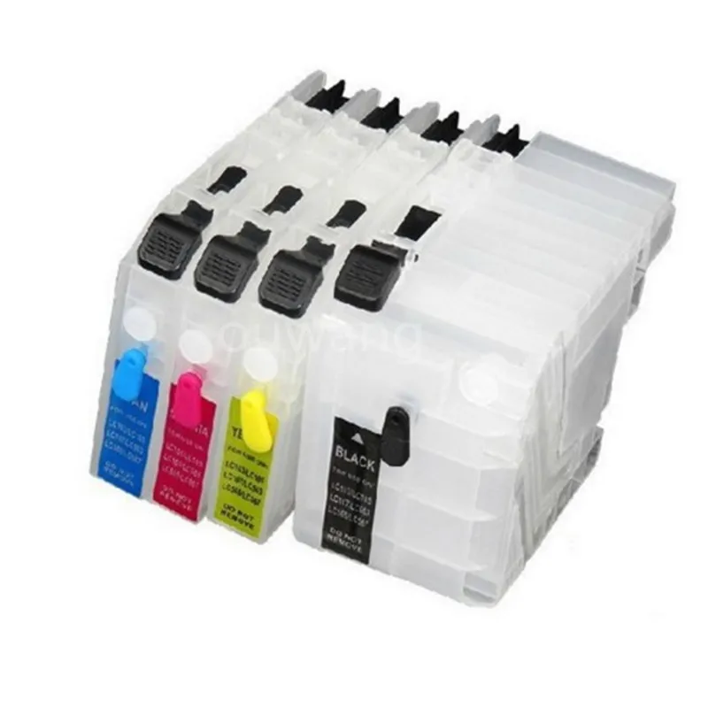 4 шт. многоразовые картриджи для LC545XL LC549XL LC509 LC529 lc129 Brother j100 j105 j200 струйные принтеры
