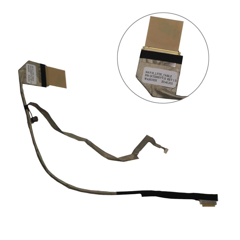 Новый ЖК-светодиодный кабель для Acer Aspire ONE 522 522H 532 532H плоский LVDS NAV50 DC02000YV10 |