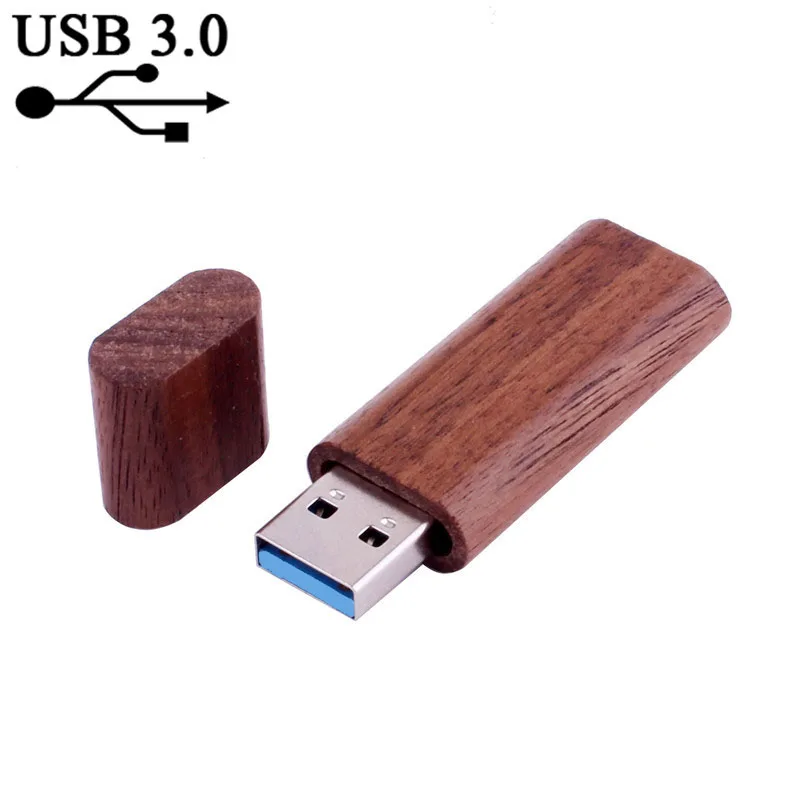 Walnut SHANDIAN логотип на заказ фотография свадебный подарок твердой древесины небольшой круглый бар USB 3,0 64 ГБ 32 ГБ 16 ГБ 8 ГБ 4 ГБ USB флэш-накопитель - Цвет: Walnut