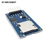 Tarjeta Micro SD y SDHC (alta velocidad) Mini lector de tarjetas TF adaptador de módulo Interfaces SPI con Chip convertidor de nivel para Arduino ► Foto 3/5
