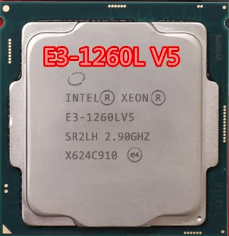 Intel Ксеон E3 1260L V5 e3 1260l V5 4 ядра Процессор процессор 2,9 ГГц LGA 1151 8 Мб E3-1260L V5