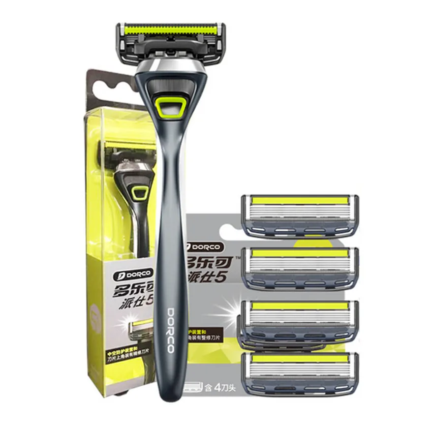 

Quality Original Update DORCO Manual Shaving Razor Blades Safety Razor Machines 6-layer Razor Blades for Men's Shaving