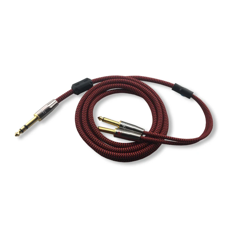 Cavo Audio 6 Piedi - Da Jack 3.5mm Stereo Maschio A Doppio Jack 1 4 Quot 6 35mm Mono - Foto 12