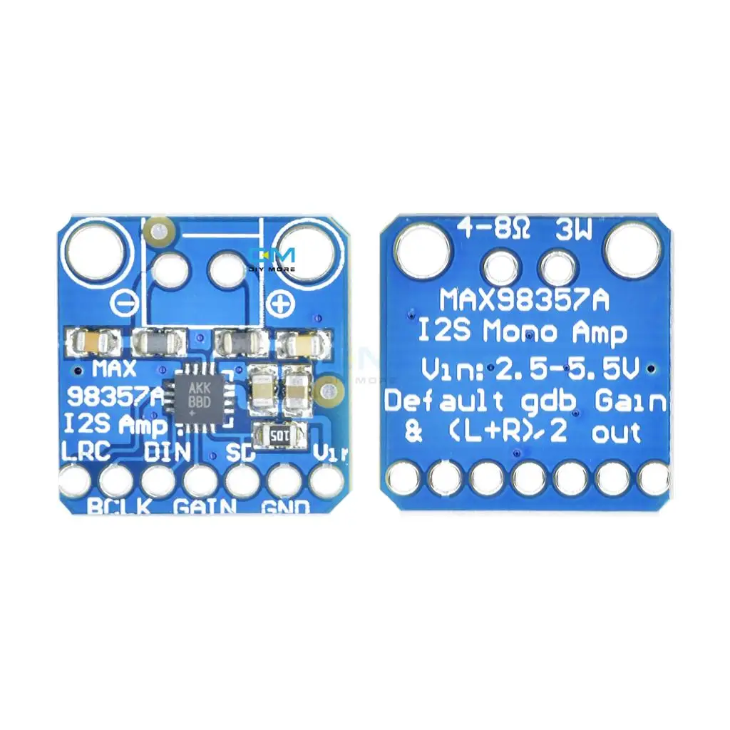 MAX08357 I2S Amp DAC 3W Класс D усилитель Breakout плата для Arduino Zero Raspberry Pi тепловой модуль