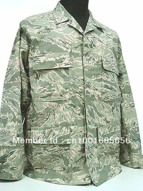 ВВС США ABU Camo Airman битва БДУ униформа набор - Цвет: ABU Camo