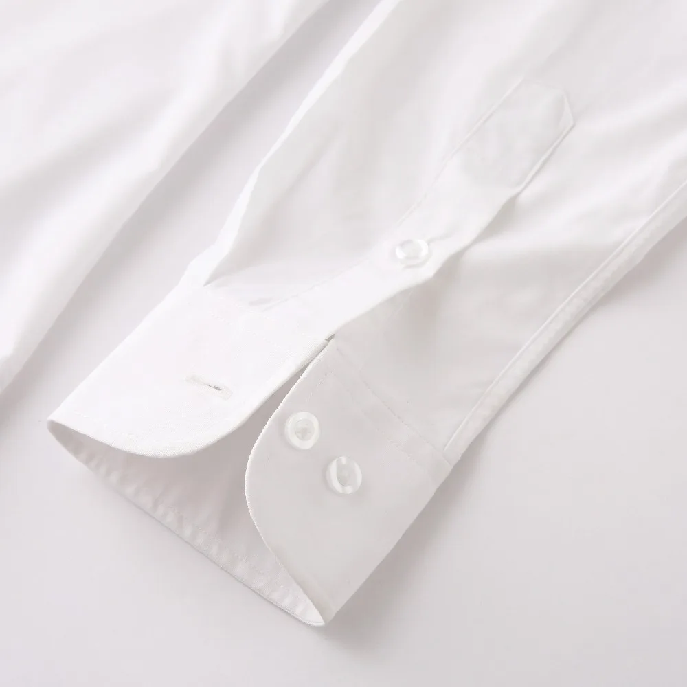 Wrinkle Resistant Comfortable White Men Dress Shirts Custom Made Shirts Black Tailor-Made Slim Men Dress Shirts For Man Fashion