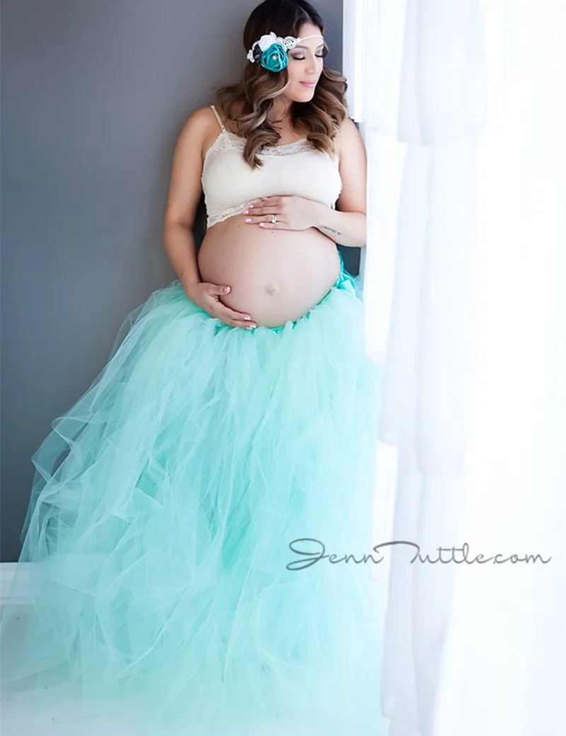saia de tule longa para gestante passo a passo