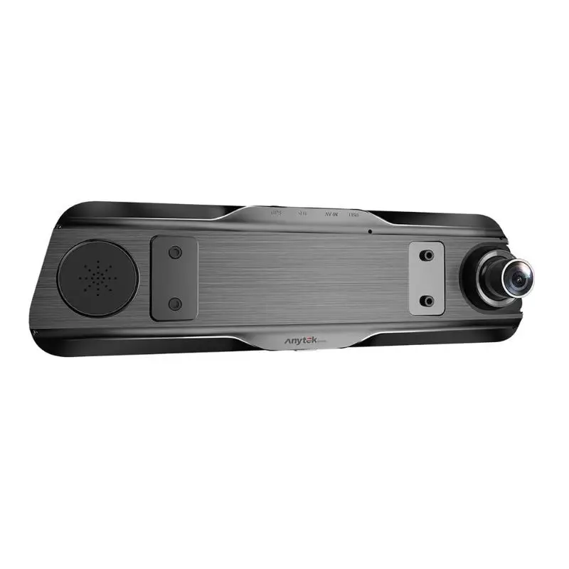 Anytek T900+ 9,66 дюймов Сенсорное зеркало заднего вида автомобиля dvr камера 1080p+ 1080p ADAS WDR камера для приборной панели вождения рекордер полный экран сенсорный