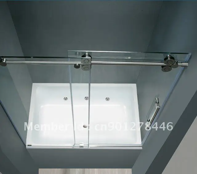 Elegant 304 Stainless Sliding Glass Shower Door Hardware In Doors Elegant 304 Stainless Sliding Glass Shower Door Hardware