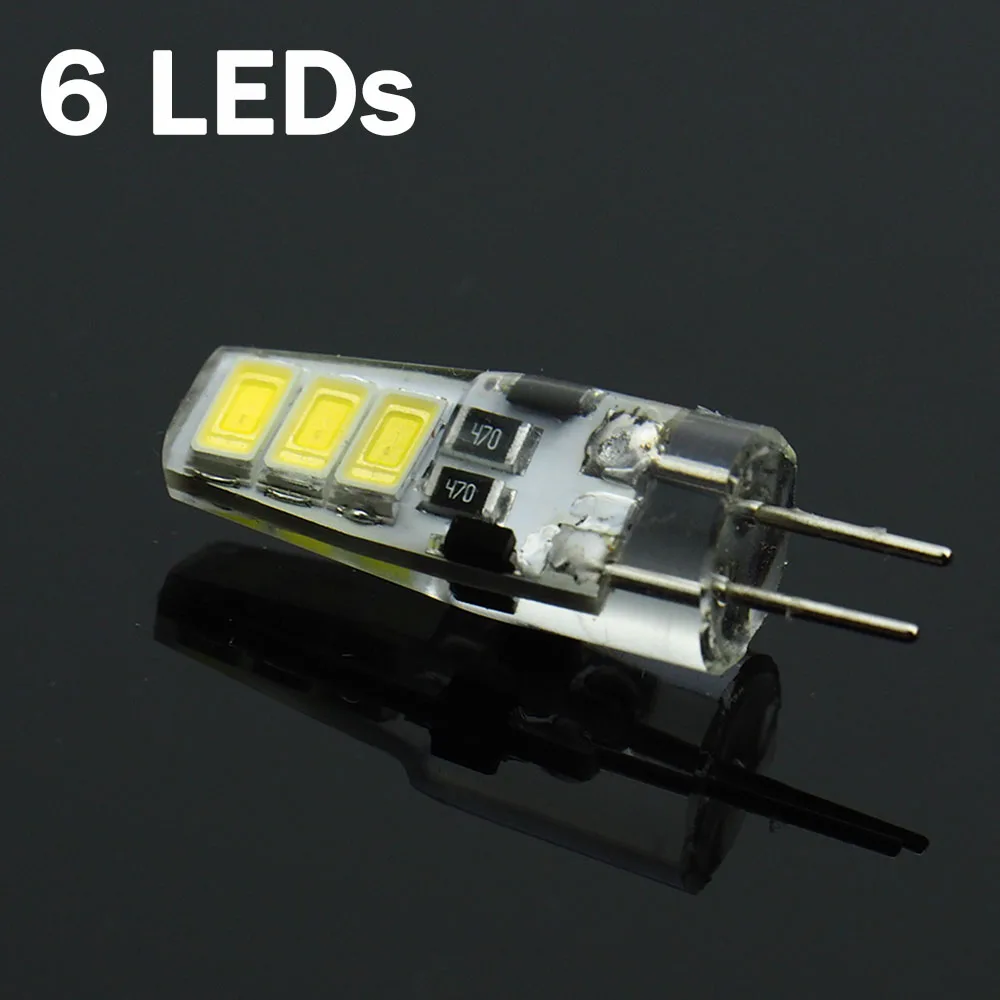 DC12V G4 SMD 5733 лампада светодиодный светильник силиконовый свет spotlightbombillas лампы для