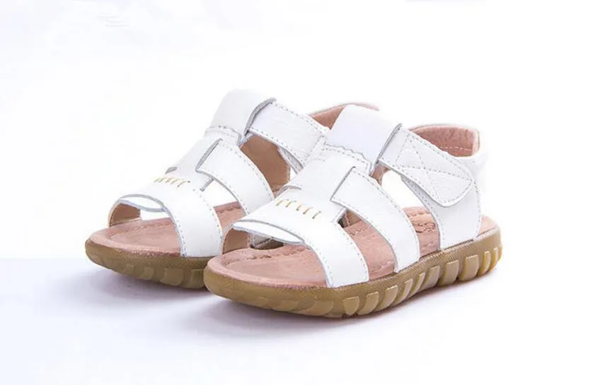 Children's genuine leather sandals-26