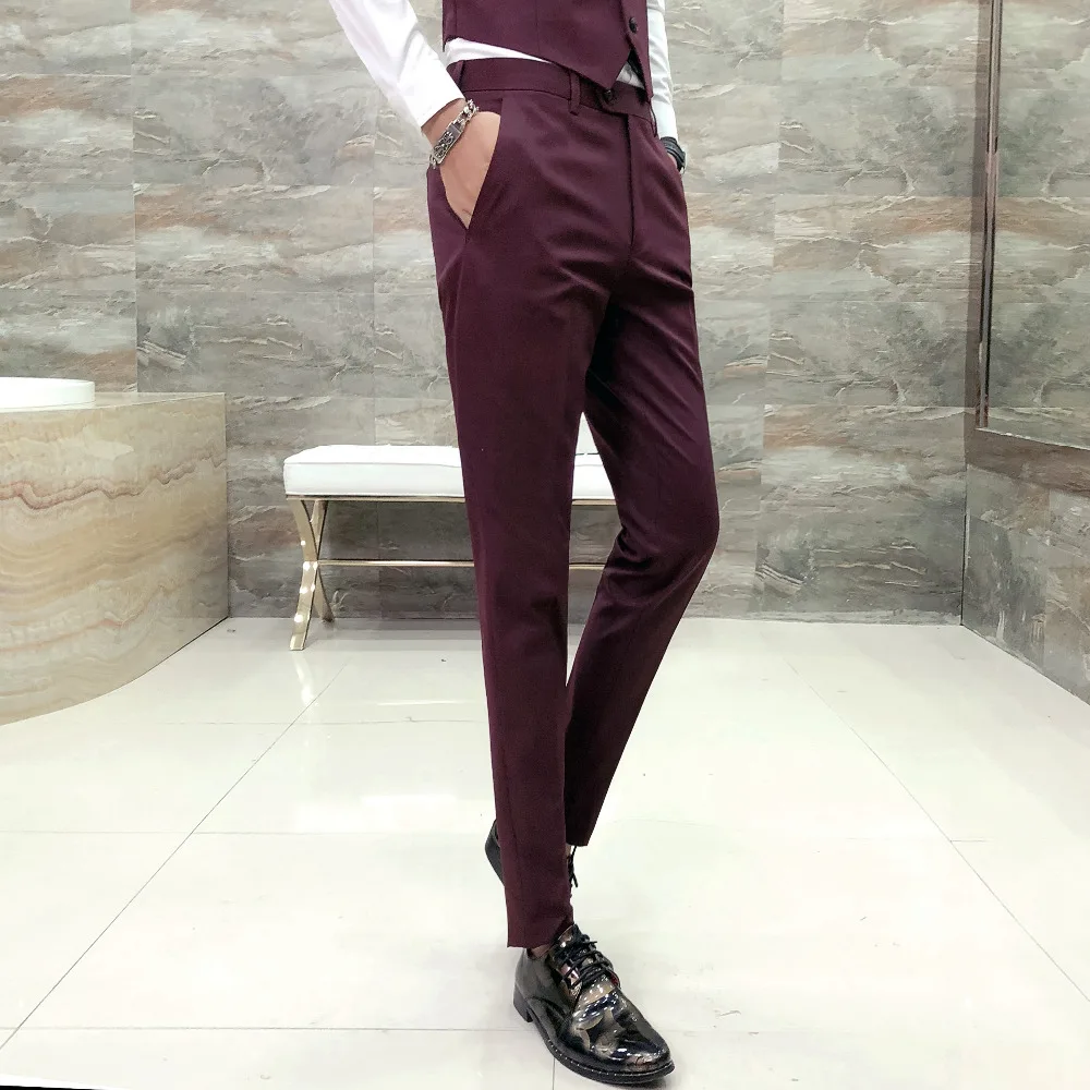 Hot Sale Men Dress Pants Brand Designer 