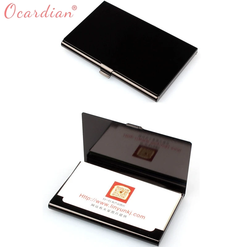OCARDIAN льготный креативный Алюминиевый бумажник для визиток держатель металлическая коробка крышка кредитные Горячие INS Drop