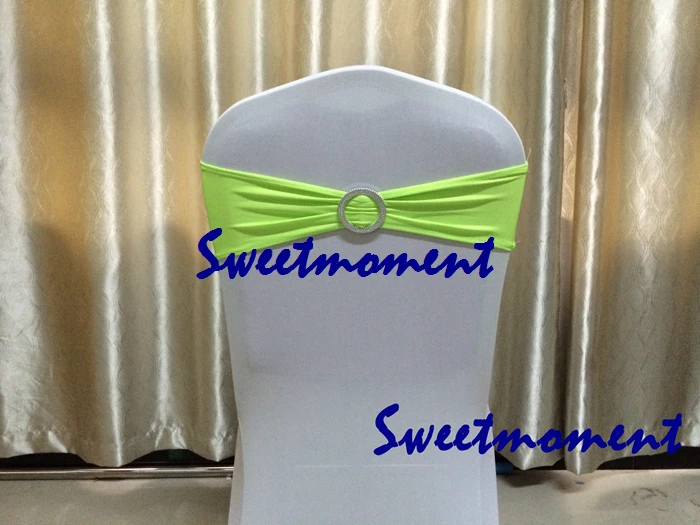

200 Shiny Green spandex chair band